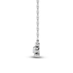 14K White Gold Diamond 3/8 Ct.Tw. Fashion Necklace