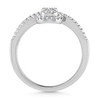 14K White Gold 1/2 Ct.Tw. Diamond Fashion Ring