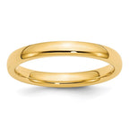 14KY 3mm Standard Comfort Fit Wedding Band Size 11
