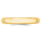 14KY 4mm Standard Comfort Fit Wedding Band Size 7.5