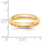 14KY 4mm Standard Comfort Fit Wedding Band Size 8.5