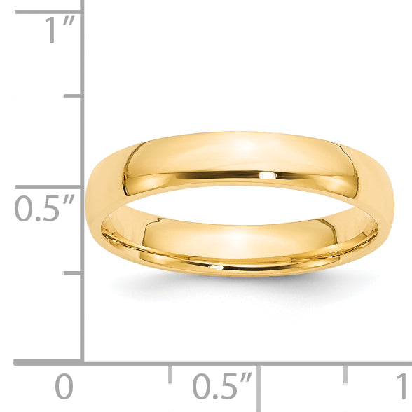 14KY 4mm LTW Comfort Fit Band Size 12.5