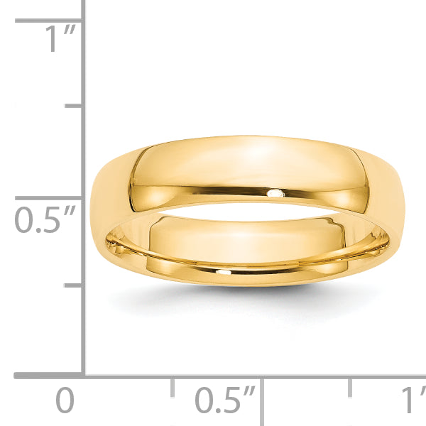 14KY 5mm LTW Comfort Fit Band Size 8.5