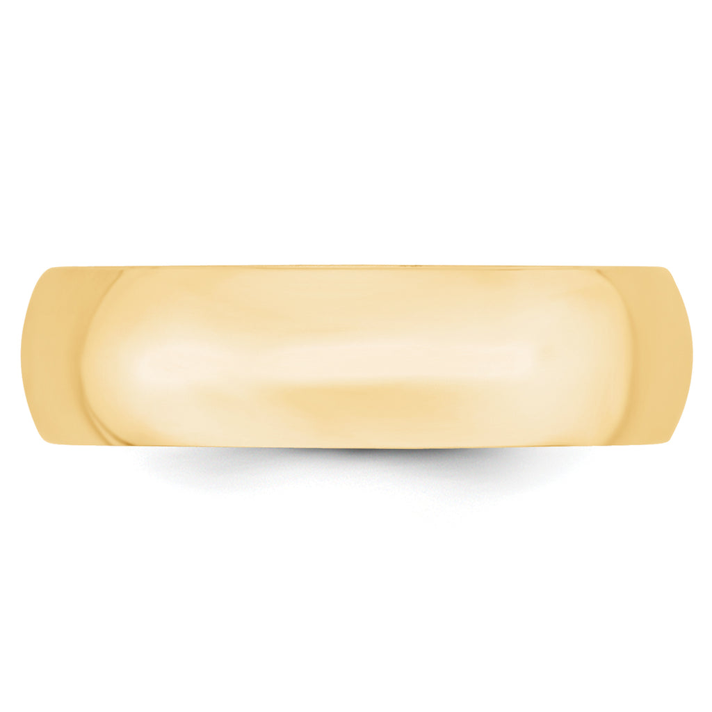 14KY 6mm LTW Comfort Fit Band Size 8.5