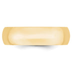 14KY 6mm LTW Comfort Fit Band Size 8.5