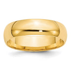14KY 6mm LTW Comfort Fit Band Size 8.5