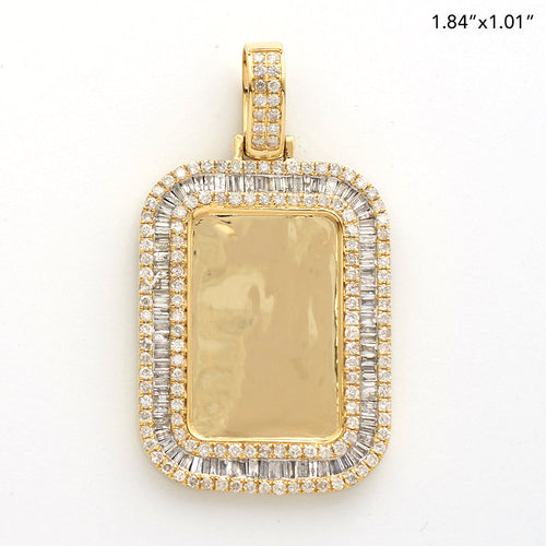 10Y 2.40 CTW DIAMOND RECTANGLE MEMORY PEND