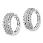 14KW 2ctw Lab Grown VS/SI+ G+ Diam Earrings Rd 60-.015, 24-.025,8-.028, 8-