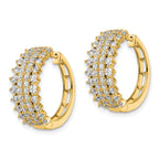 14K 2ctw Lab Grown VS/SI+ G+ Diam Earrings Rd 60-.015, 24-.025,8-.028, 8-.