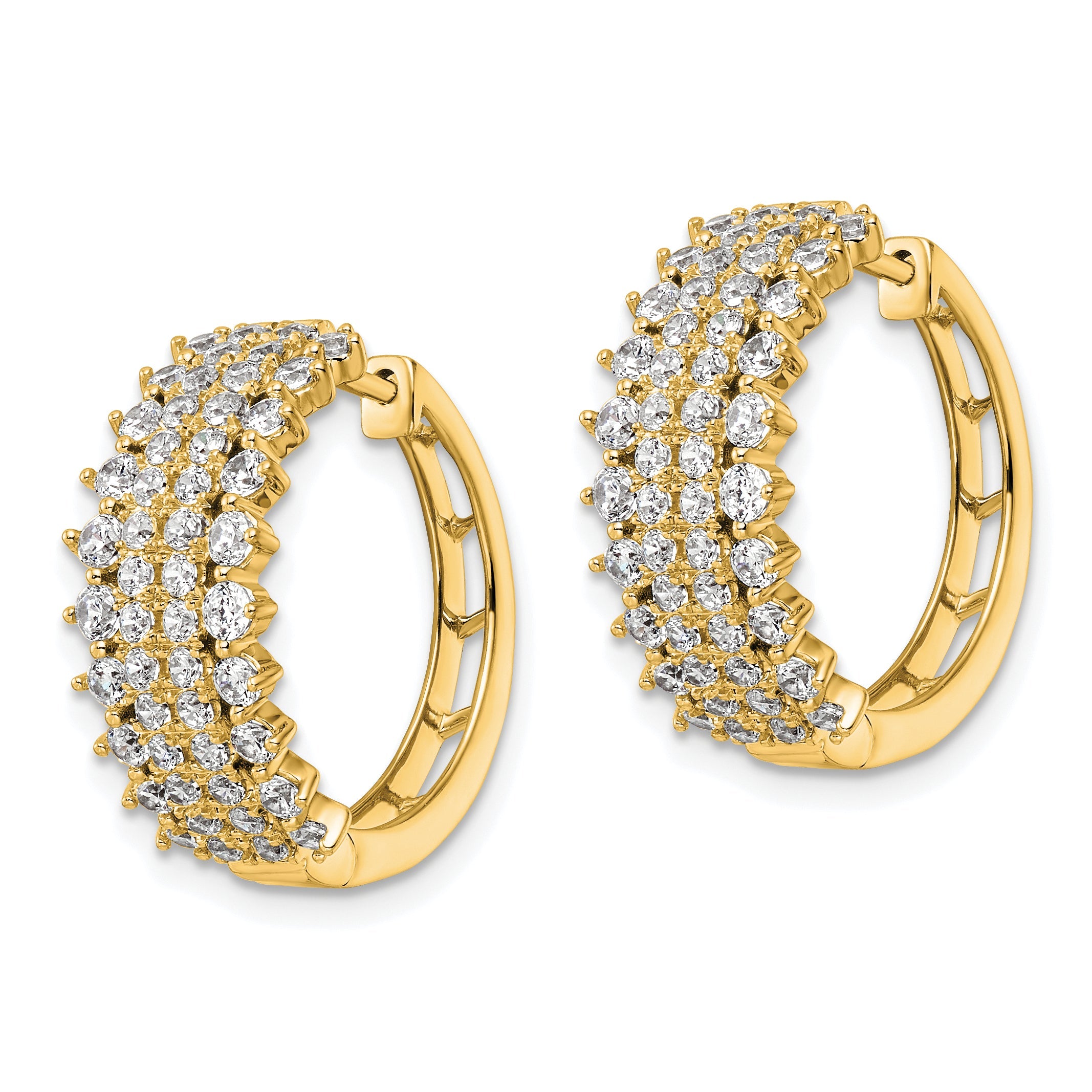 14K 2ctw Lab Grown VS/SI+ G+ Diam Earrings Rd 60-.015, 24-.025,8-.028, 8-.