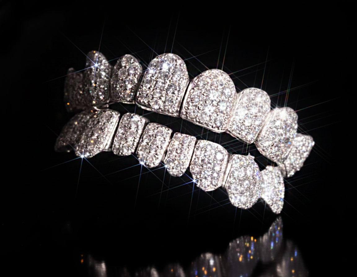 VVS Honeycomb Diamond Grillz