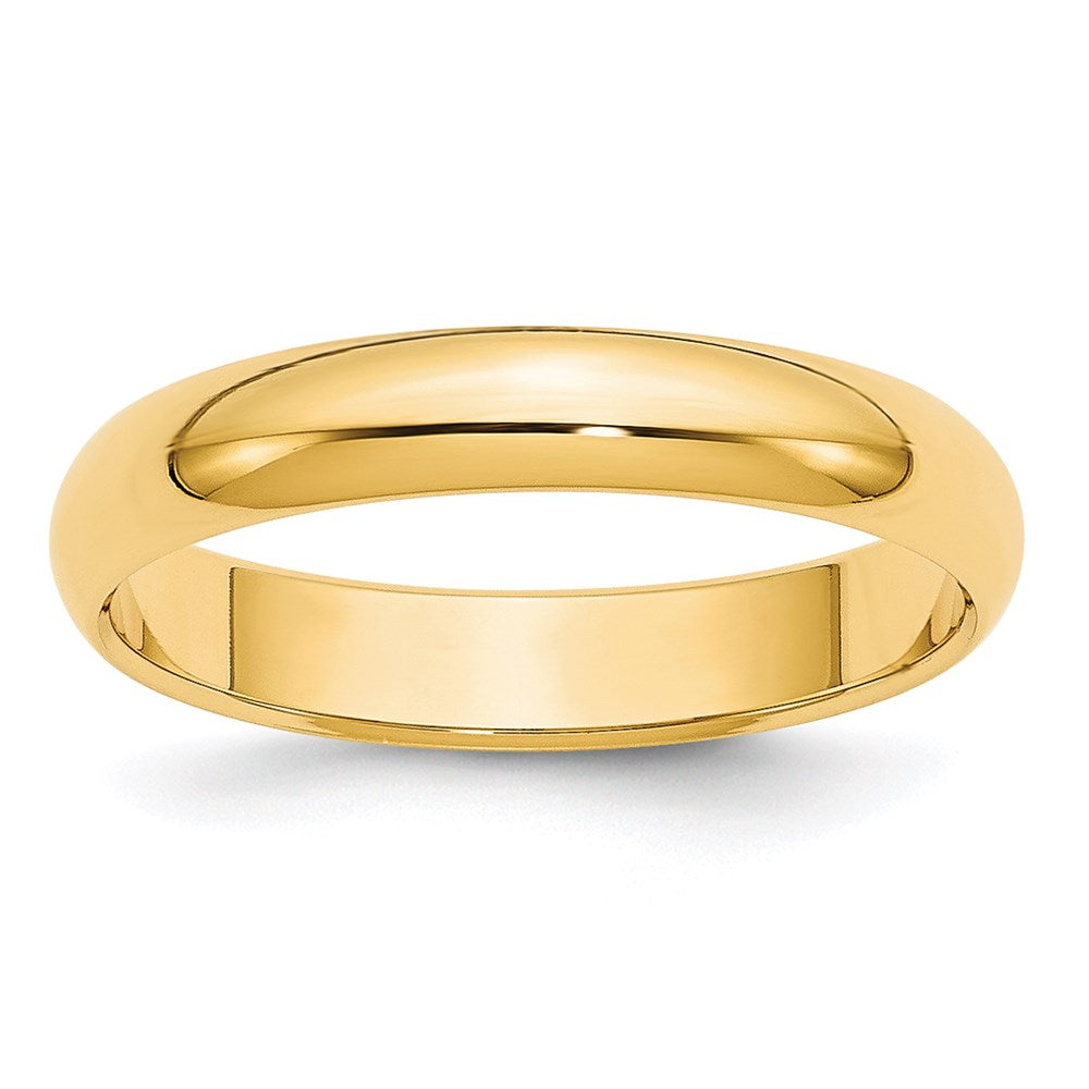 14KY 4mm Half Round Band Size 14