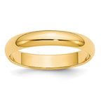 14KY 4mm Half Round Band Size 14