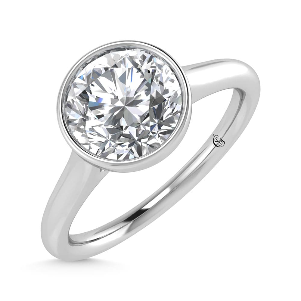 14K White Gold Lab Grown Diamond 1 1/2 Ct.Tw. Solitaire Engagement Ring