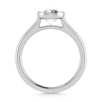 14K White Gold Lab Grown Diamond 1 1/2 Ct.Tw. Solitaire Engagement Ring