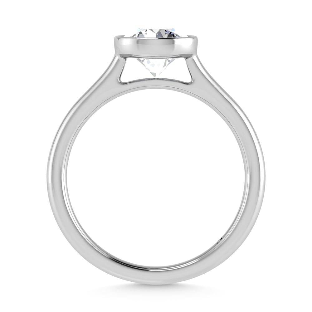14K White Gold Lab Grown Diamond 1 1/2 Ct.Tw. Solitaire Engagement Ring