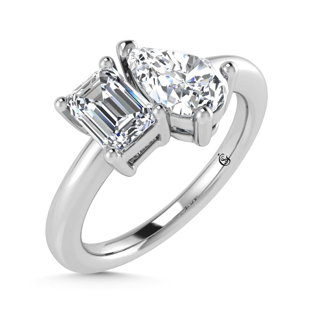 14K White Gold Lab Grown Diamond 1 Ct.Tw. Fashion Ring