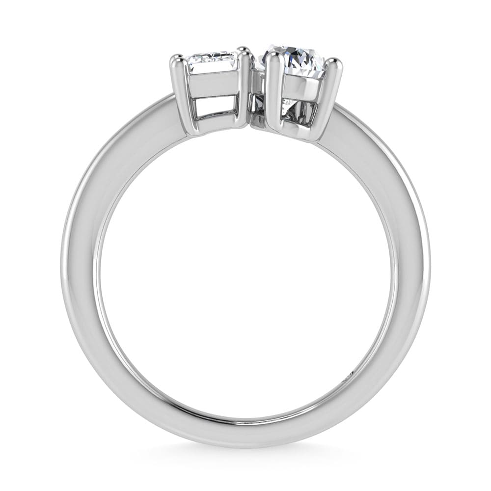 14K White Gold Lab Grown Diamond 1 Ct.Tw. Fashion Ring