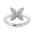 14K White Gold Lab Grown Diamond 1 Ct.Tw. Fashion Ring