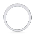 14K White Gold Lab Grown Diamond 1/2 Ct.Tw. Baguette Wedding Band