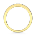 14K Yellow Gold Lab Grown Diamond 1/2 Ct.Tw. Baguette Wedding Band