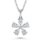 14K White Gold Lab Grown Diamond 1 1/4 Ct.Tw. Fashion Pendant