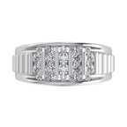10K White Gold Lab Grown Diamond 1 Ct.Tw. Mens Ring