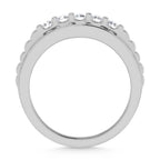 10K White Gold Lab Grown Diamond 1 Ct.Tw. Mens Ring