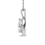 14K White Gold Lab Grown Diamond 2 1/3 Ct.Tw. Fashion Pendant