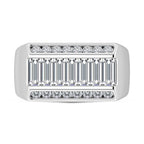 14K White Gold Lab Grown Diamond 2 Ct.Tw. Mens Ring