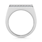 14K White Gold Lab Grown Diamond 2 Ct.Tw. Mens Ring