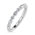 14K White Gold Lab Grown Diamond 1/3 Ct.Tw. Band