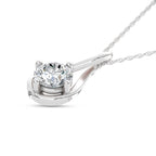 10K White Gold Lab Grown Diamond 1 Ct.Tw. Fashion Pendant