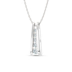 14K White Gold Lab Grown Diamond 1 Ct.Tw. Fashion Pendant