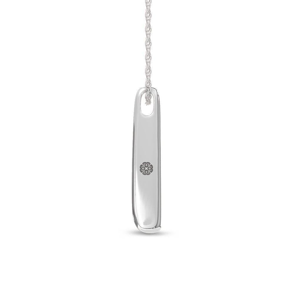 14K White Gold Lab Grown Diamond 1 Ct.Tw. Fashion Pendant