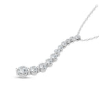 14K White Gold Lab Grown Diamond 2 Ct.Tw. Fashion Pendant