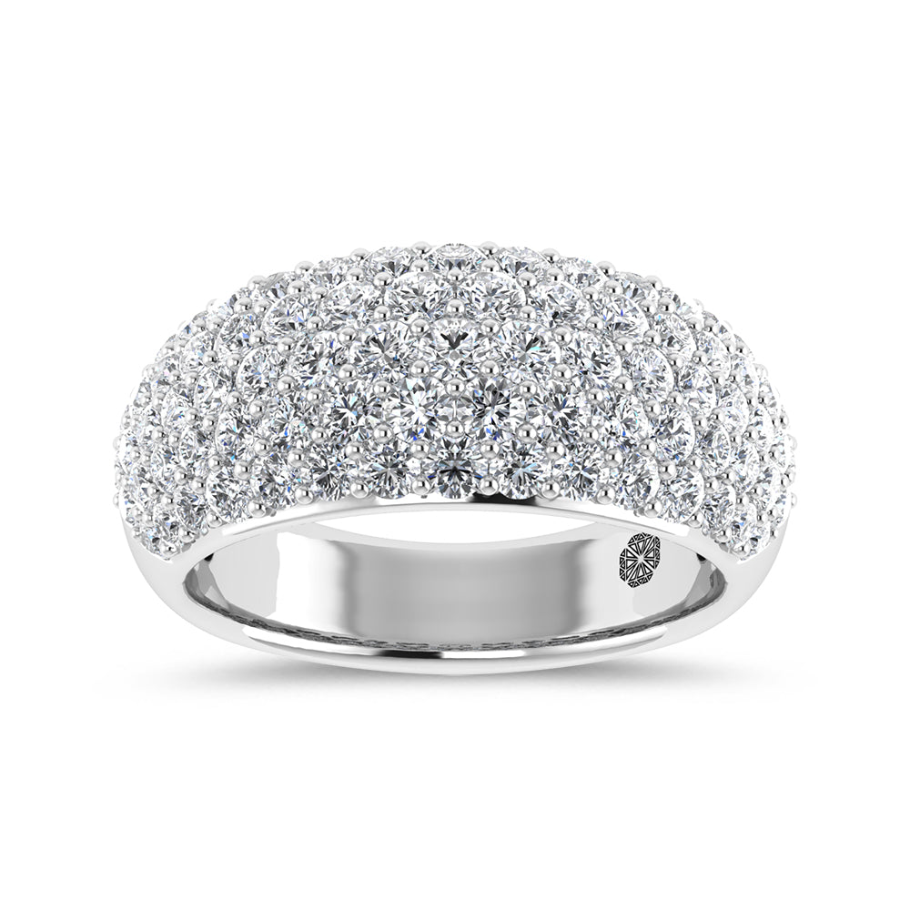 14K White Gold 3 Ct.Tw. Lab Grown Diamond Fashion Band