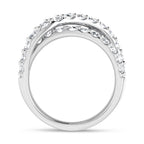 14K White Gold 2 1/2 Ct.Tw. Lab Grown Diamond Fashion Ring