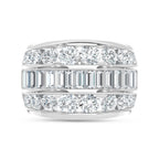 14K White Gold Lab Grown Diamond 4 Ct.Tw. Fashion Ring
