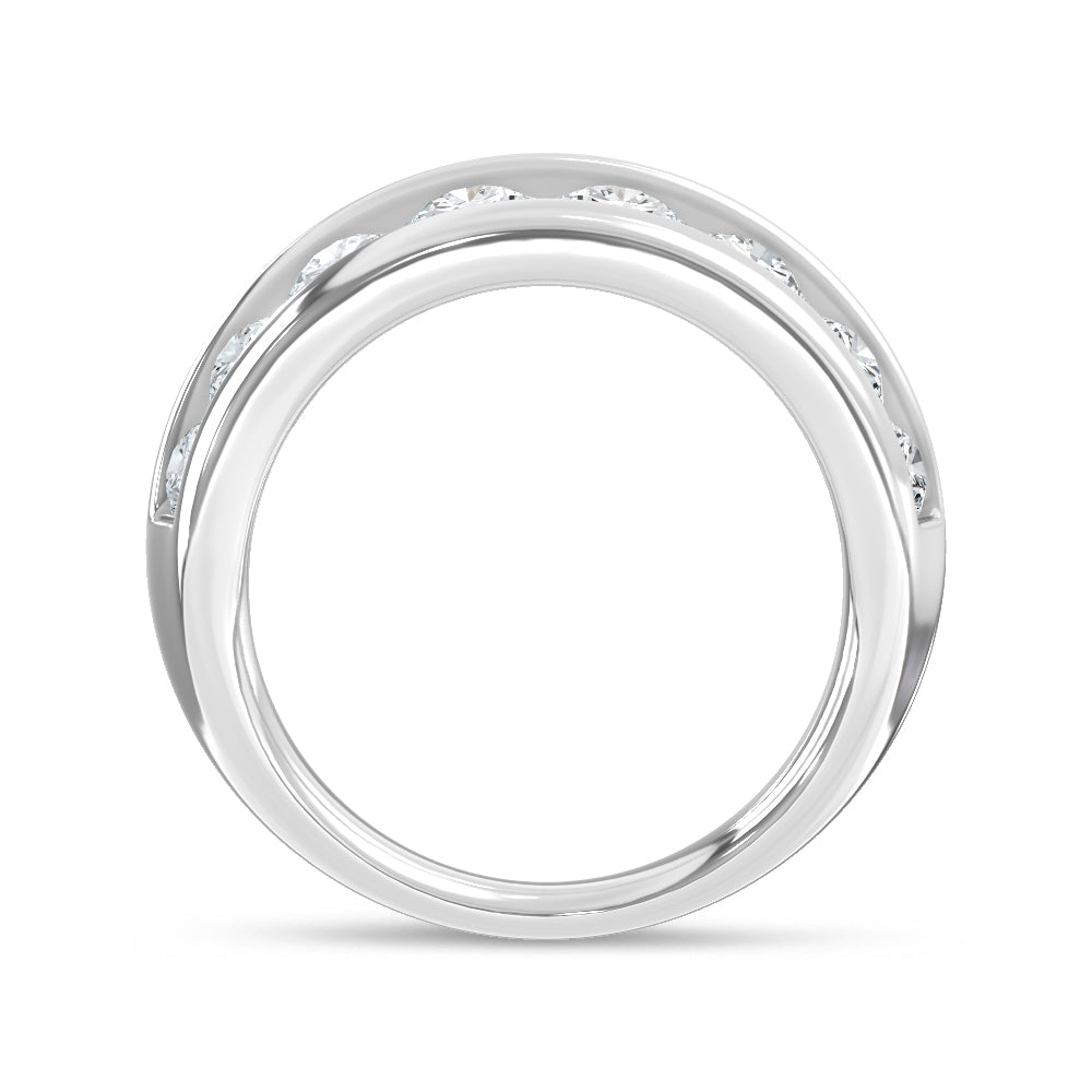 14K White Gold Lab Grown Diamond 4 Ct.Tw. Fashion Ring