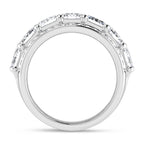 14K White Gold 5 5/8 Ct.Tw. Lab Grown Diamond Fashion Band