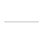 14K White Gold 15 Ct.Tw. Emerald Horizontal Shape Lab Grown Diamond Tennis Bracelet