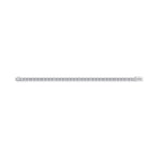 14K White Gold 8 Ct.Tw. Oval Horizontal Shape Lab Grown Diamond Tennis Bracelet