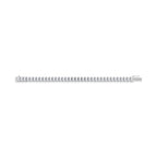 14K White Gold 19 Ct.Tw. Radiant Vertical Shape Lab Grown Diamond Tennis Bracelet