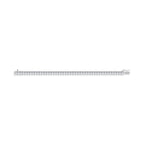 14K White Gold 12 Ct.Tw. Radiant Vertical Shape Lab Grown Diamond Tennis Bracelet