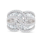 14K White Gold Lab Grown Diamond 2 3/4 Ct.Tw. Fashion Ring