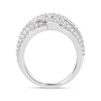 14K White Gold Lab Grown Diamond 2 3/4 Ct.Tw. Fashion Ring