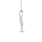 14K White Gold Lab Grown Diamond  2 Ct.Tw. Fashion Pendant