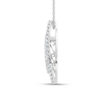 14K White Gold Lab Grown Diamond 3 Ct.Tw. Fashion Pendant