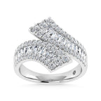 14K White Gold 1 Ct.Tw. Lab Grown Diamond Fashion Ring